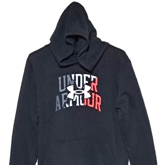 Under Armour Other - Under armour Sweatshirt Youth Boys Size XL Black Pullover Pocket Hoodie outdoor